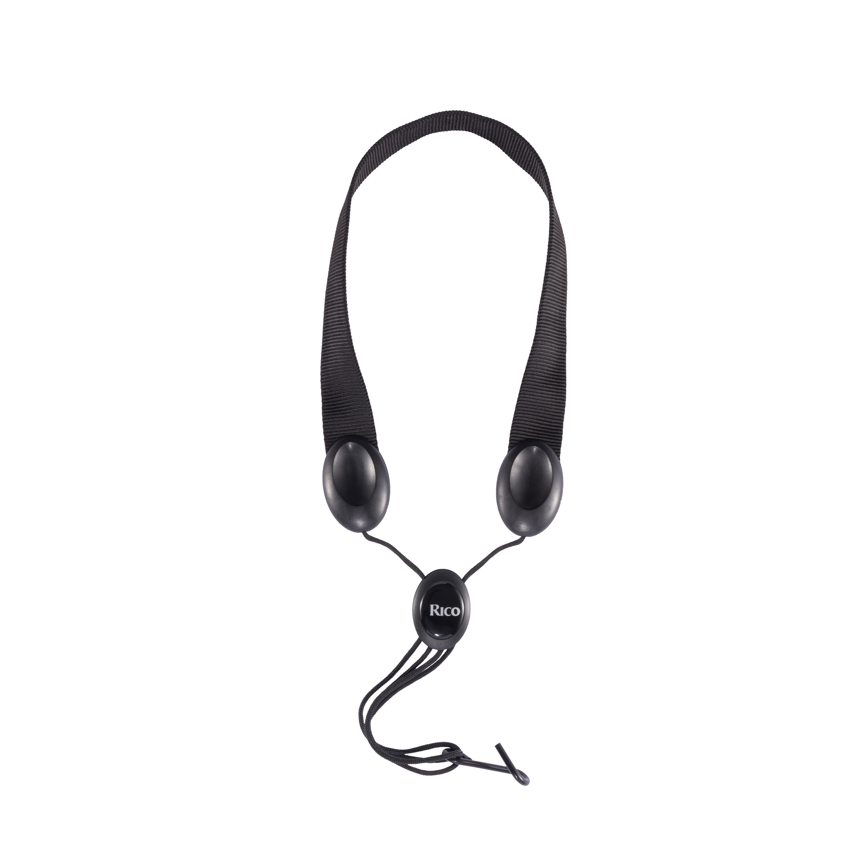 Rico Saxophone Strap, Soprano/Alto, Black Nylon