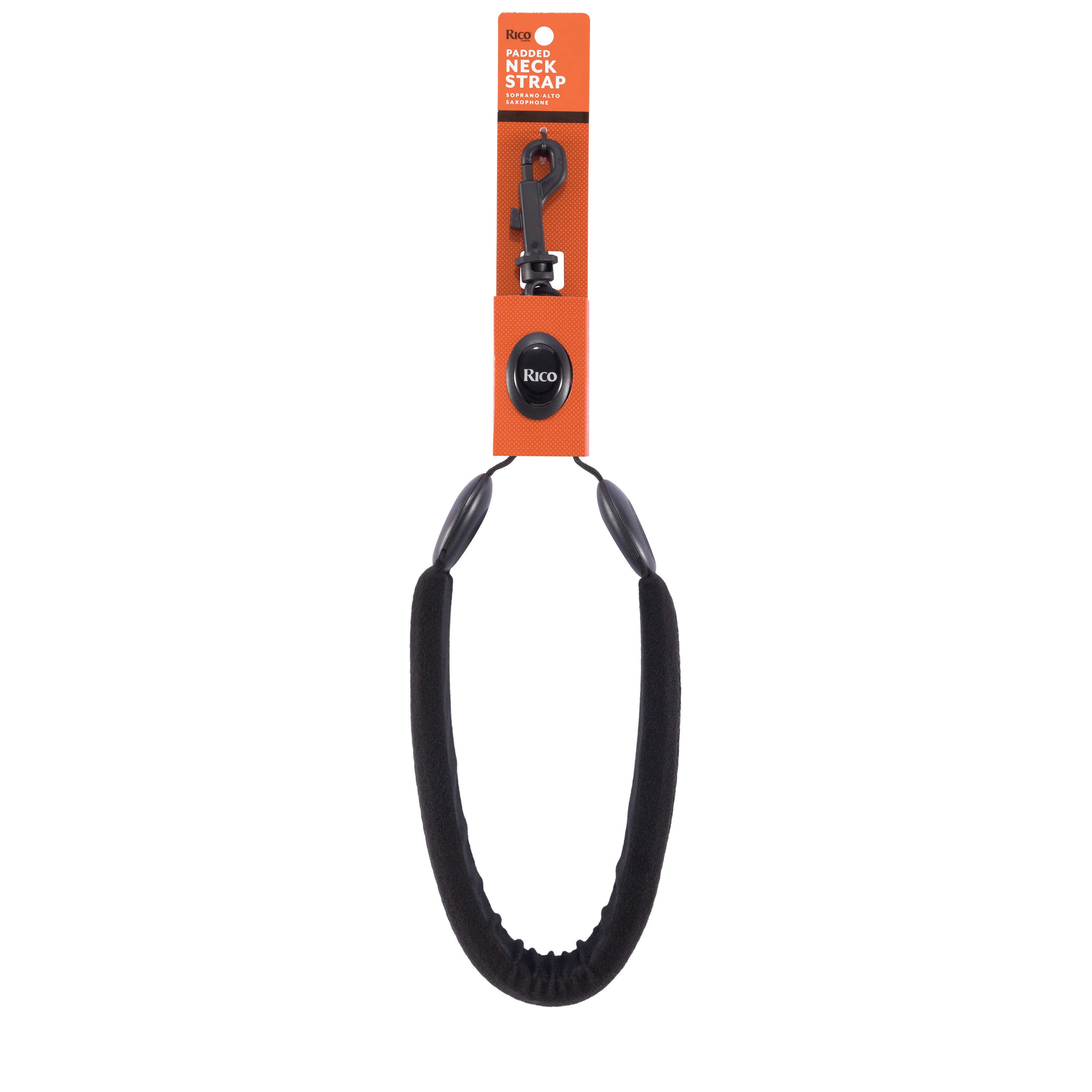 Rico Padded Saxophone Strap, Soprano/Alto, Snap Hook