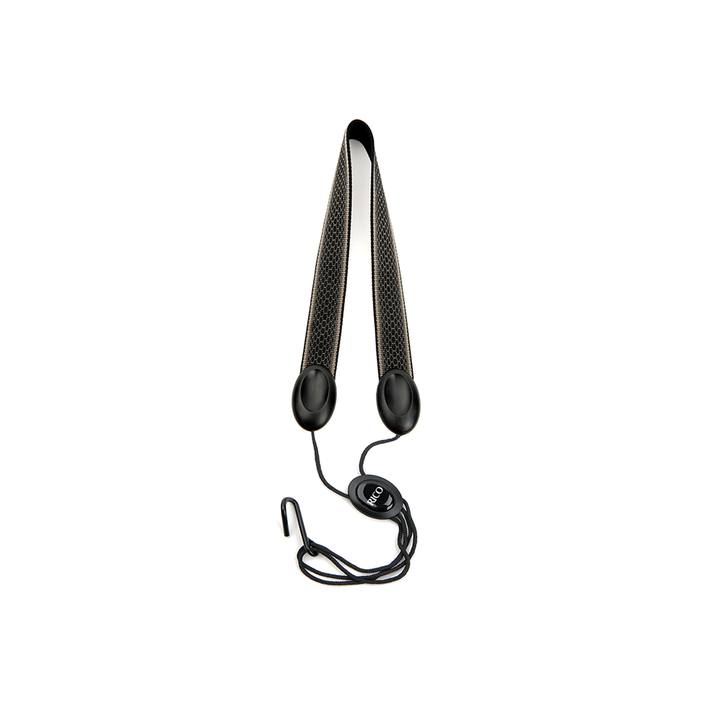 Rico Saxophone Strap, Tenor/Baritone, Gray Scales