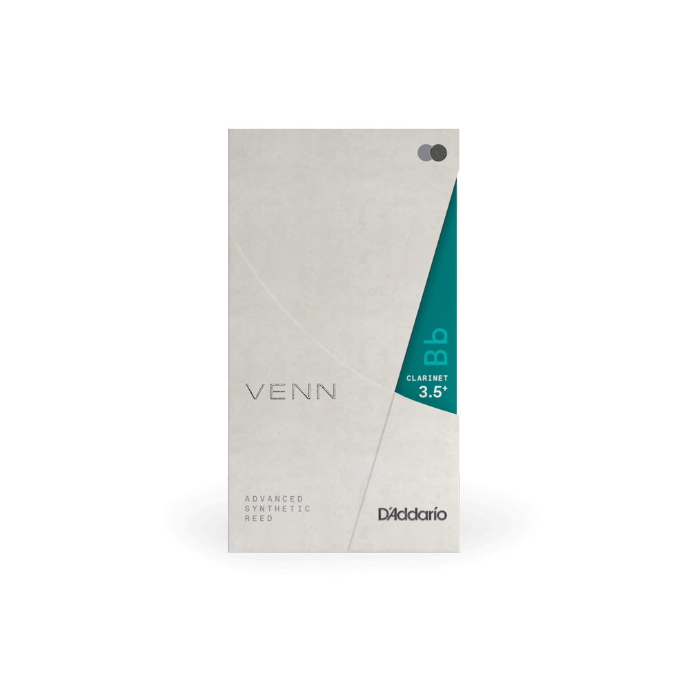 D'Addario VENN Bb Clarinet Reed, G2, Strength 3.5+