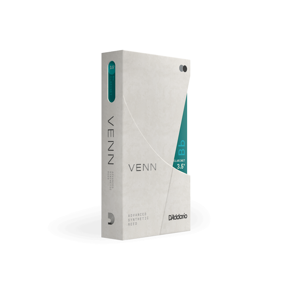 D'Addario VENN Bb Clarinet Reed, G2, Strength 3.5+