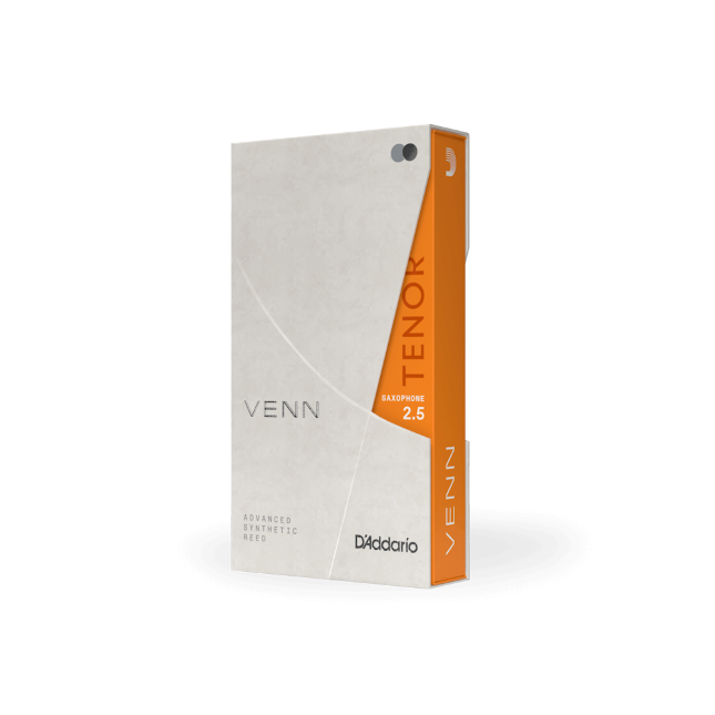 D'Addario VENN Tenor Saxophone Reed, G2, Strength 2.5