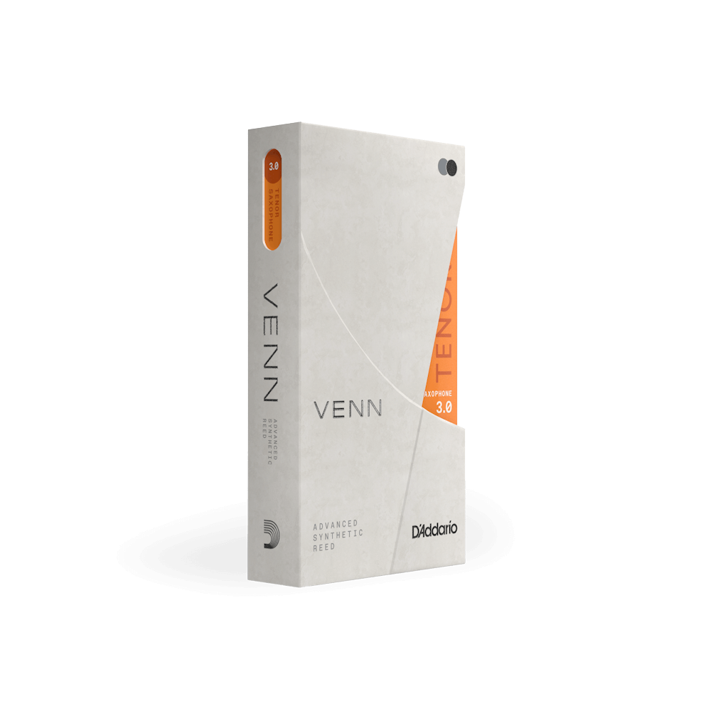 D'Addario VENN Tenor Saxophone Reed, G2, Strength 3.0