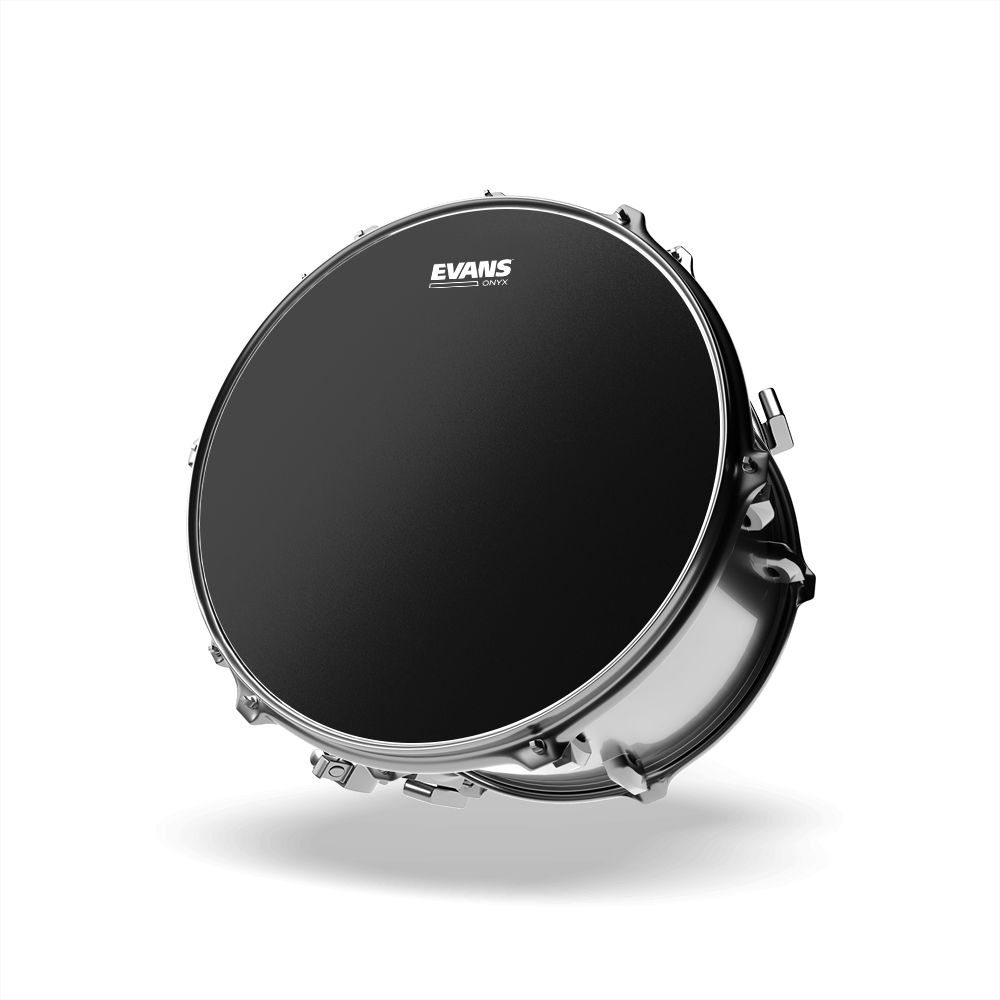 evans black onyx drum heads