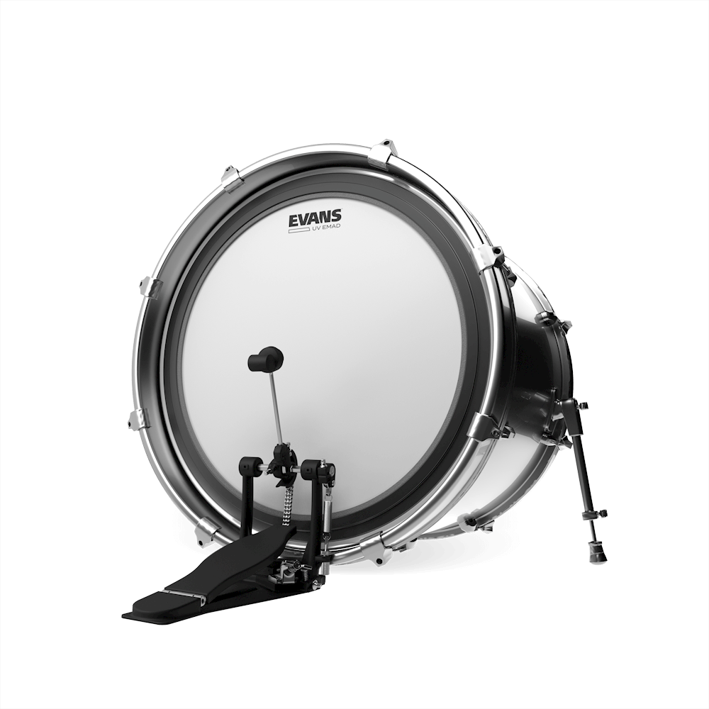 EVANS EMAD UV Coated Bass Batter Drumhead, 18 Inch