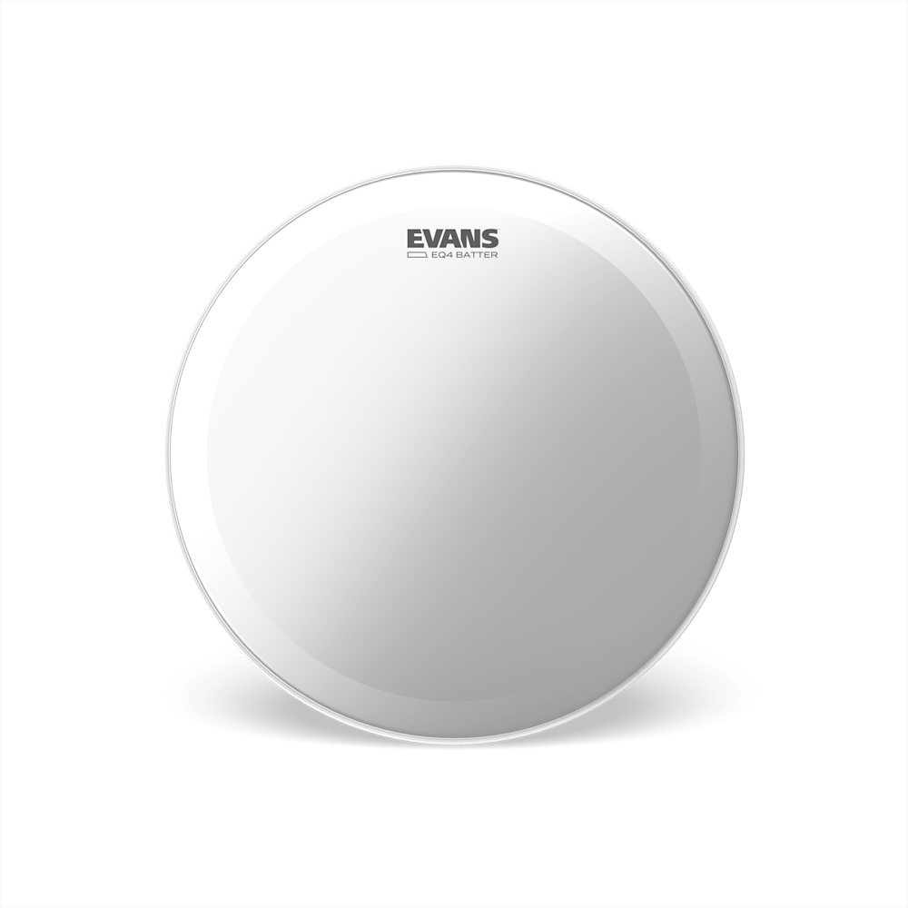 EVANS EQ4 Frosted Bass Batter Drumhead, 18 Inch