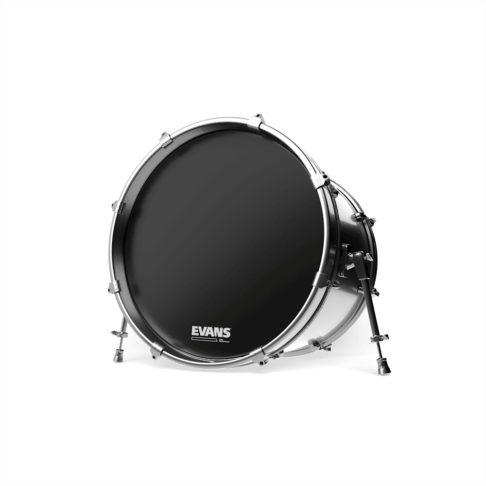 EVANS™ Resonant Black Bass Drum Head, 18 Inch