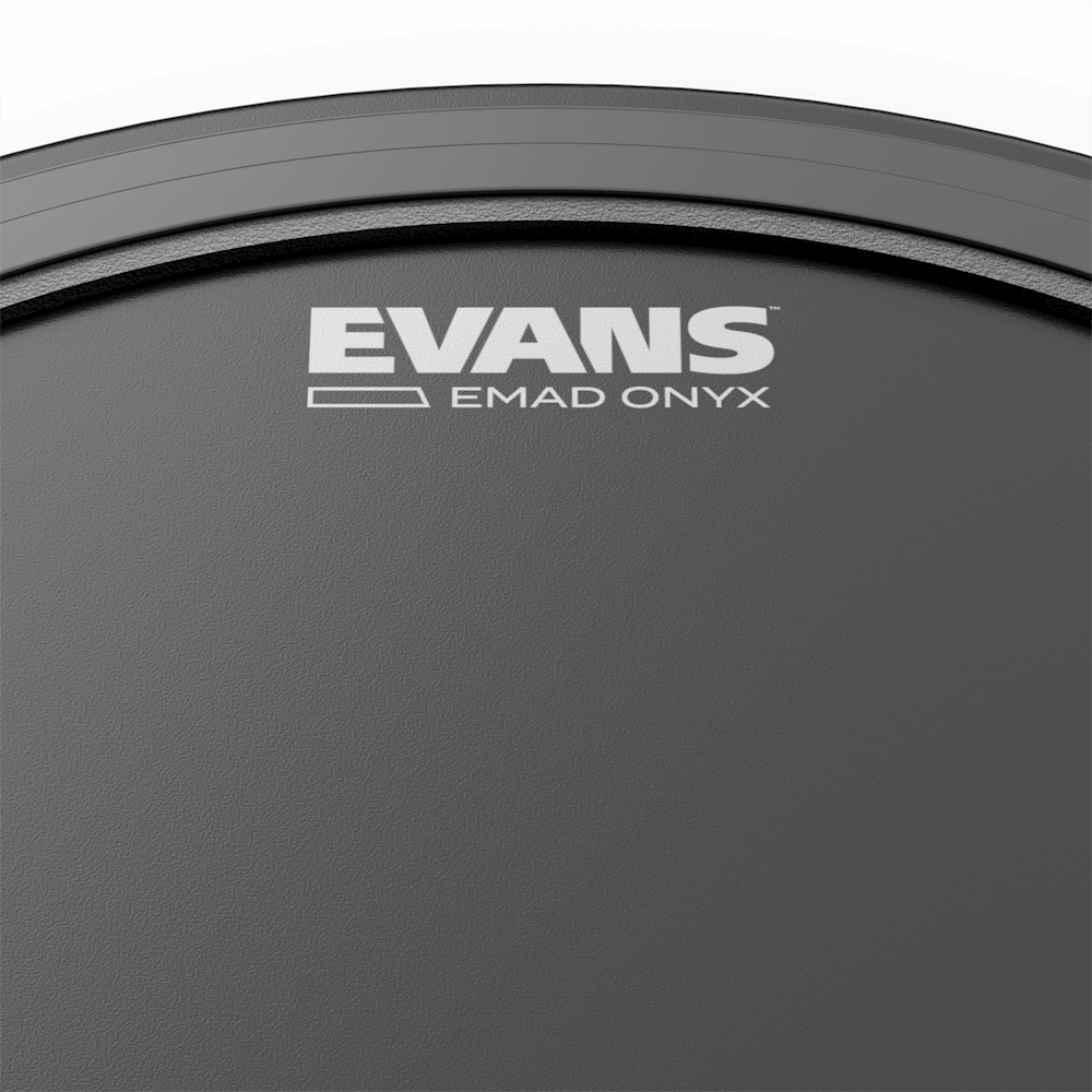 EVANS EMAD Onyx Bass Batter Drumhead, 20 Inch
