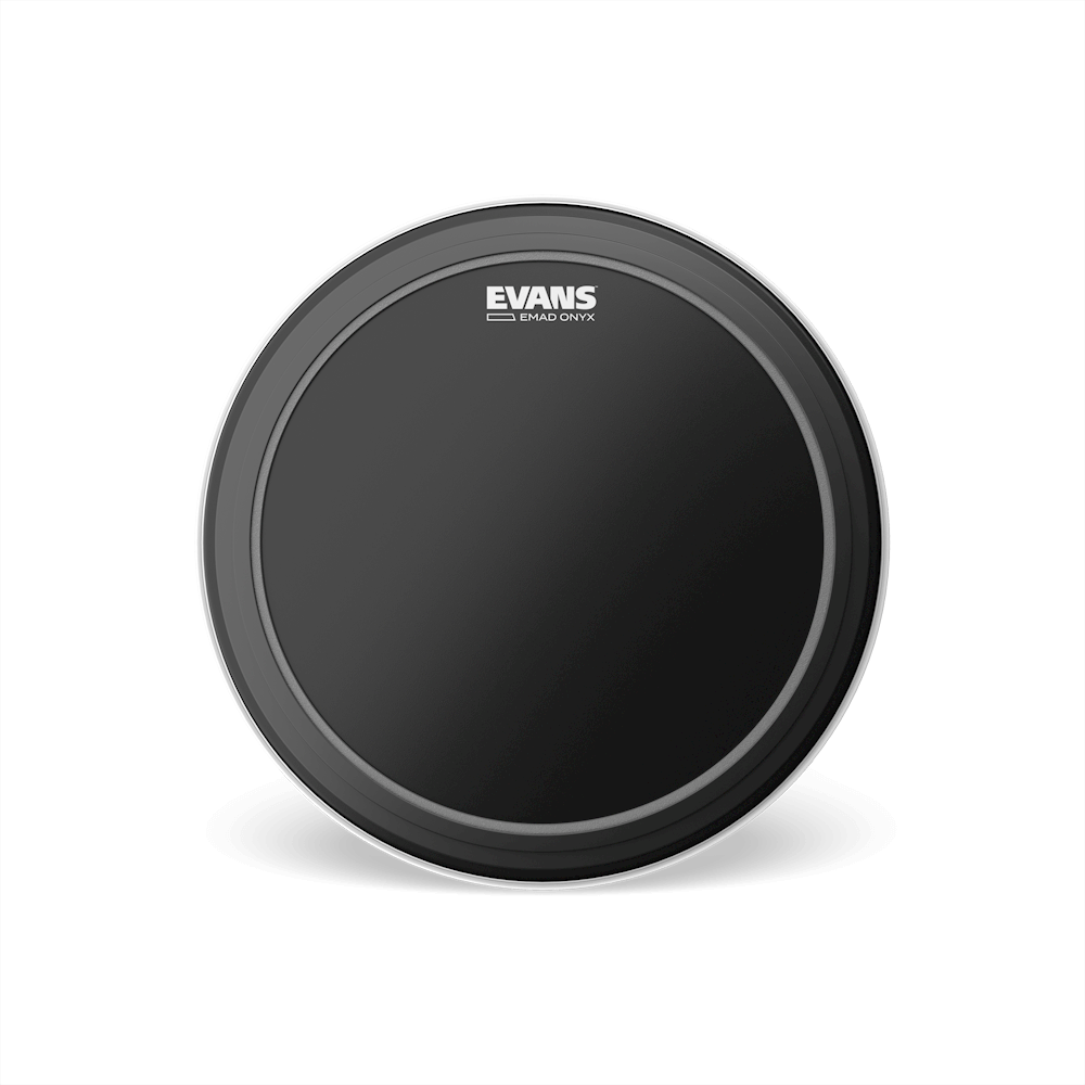 EVANS EMAD Onyx Bass Batter Drumhead, 20 Inch