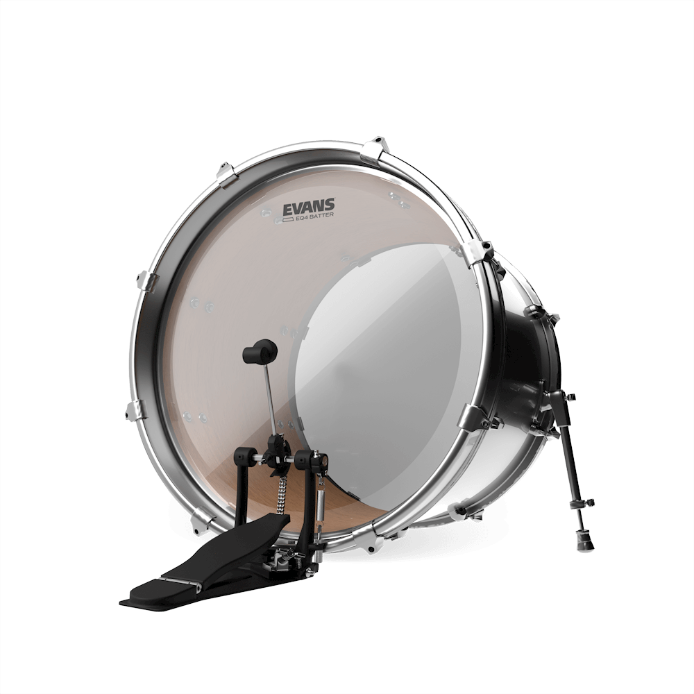 EVANS EQ4 Clear Bass Batter Drumhead, 20 Inch