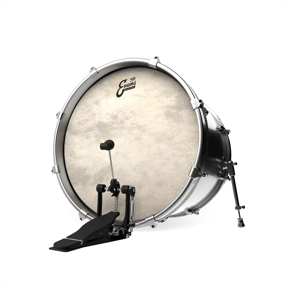 EVANS EQ4 Calftone Bass Drum Head, 20 Inch