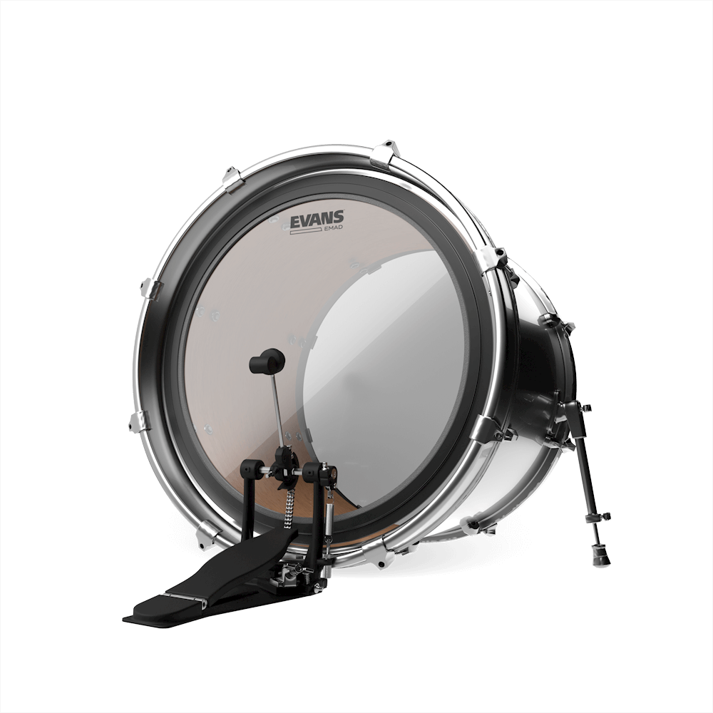 evans emad 22 bass drum head