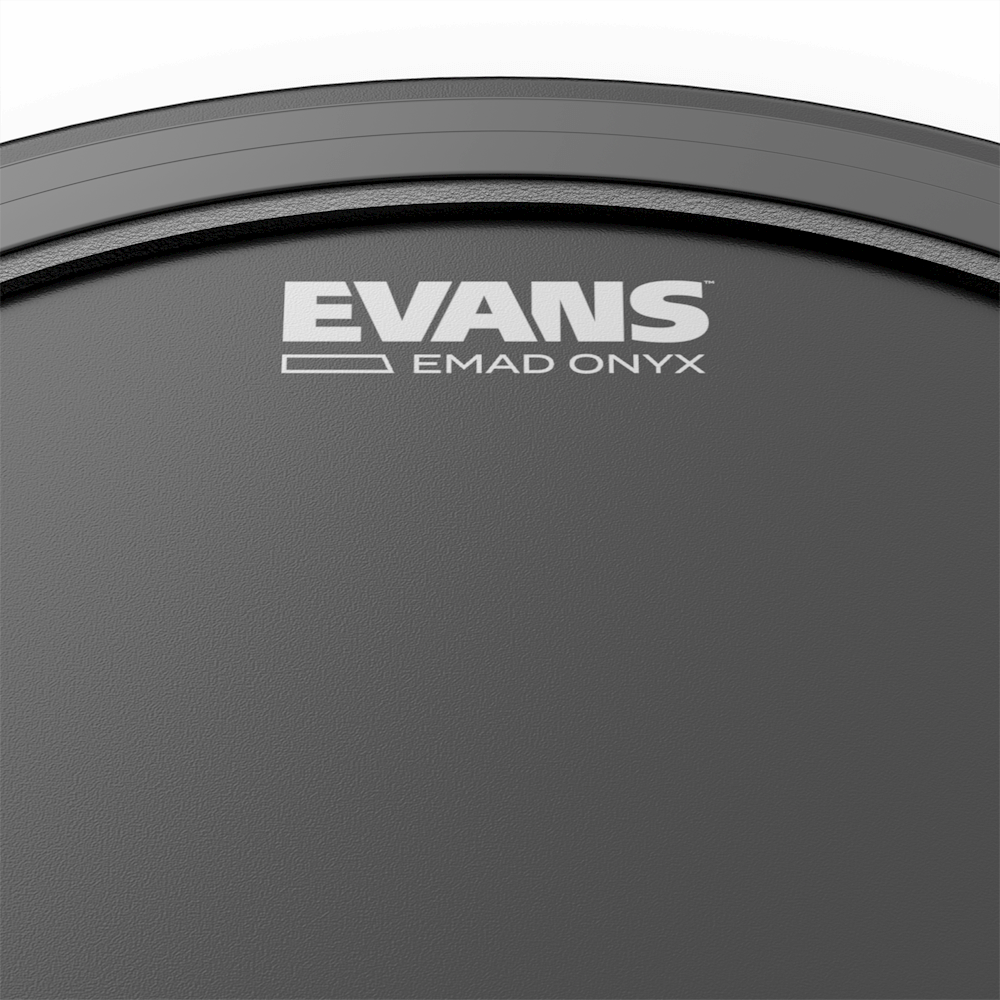 evans onyx bass drum head