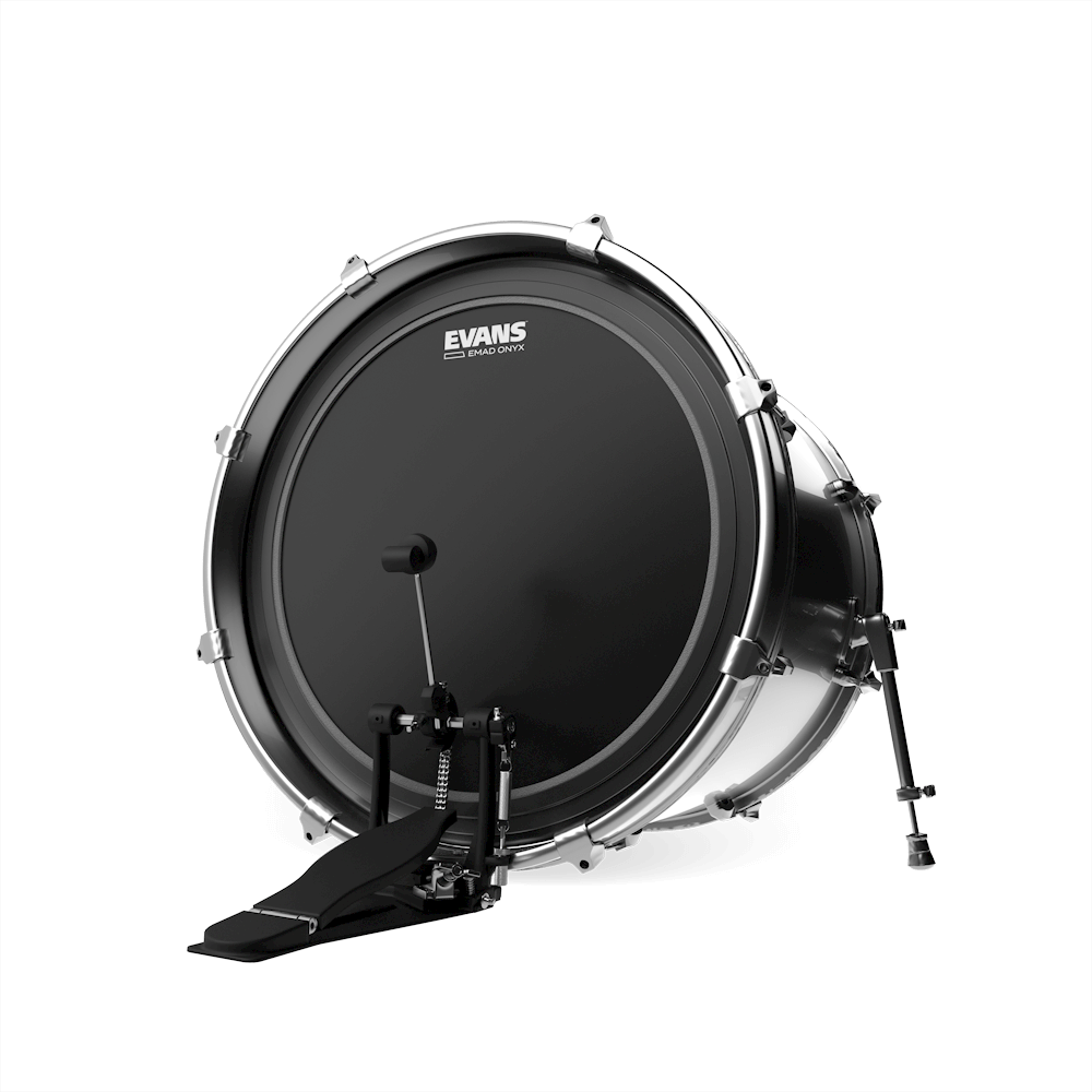 evans onyx bass drum head