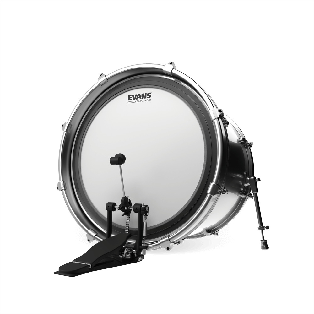 EVANS EMAD UV2 Bass Drumhead, 22 Inch