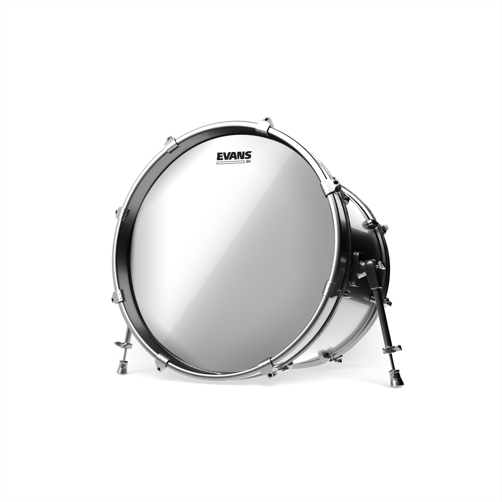 EVANS G1 Clear Bass Batter Drumhead, 22 Inch