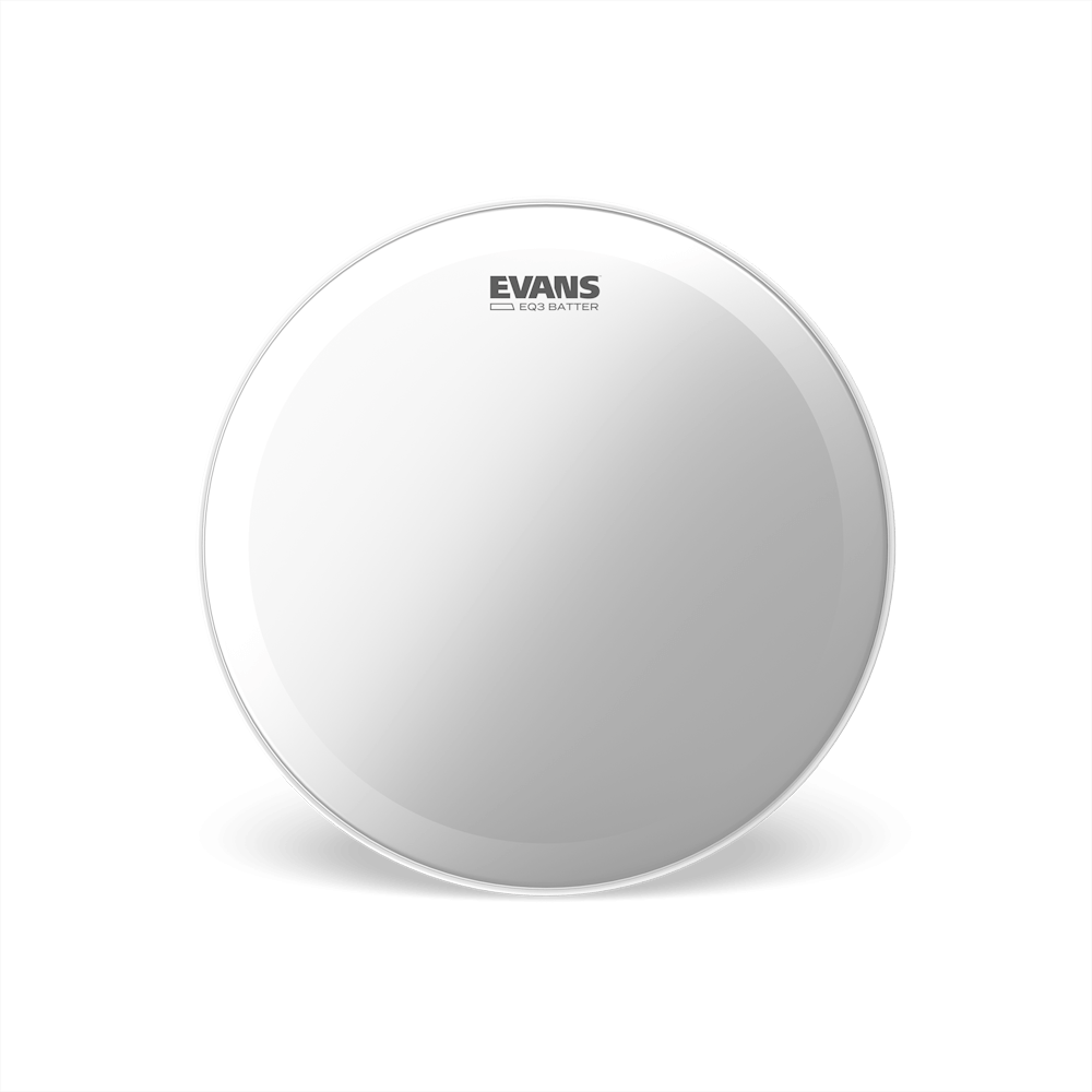 EVANS EQ3 Frosted Bass Batter Drumhead, 22 Inch