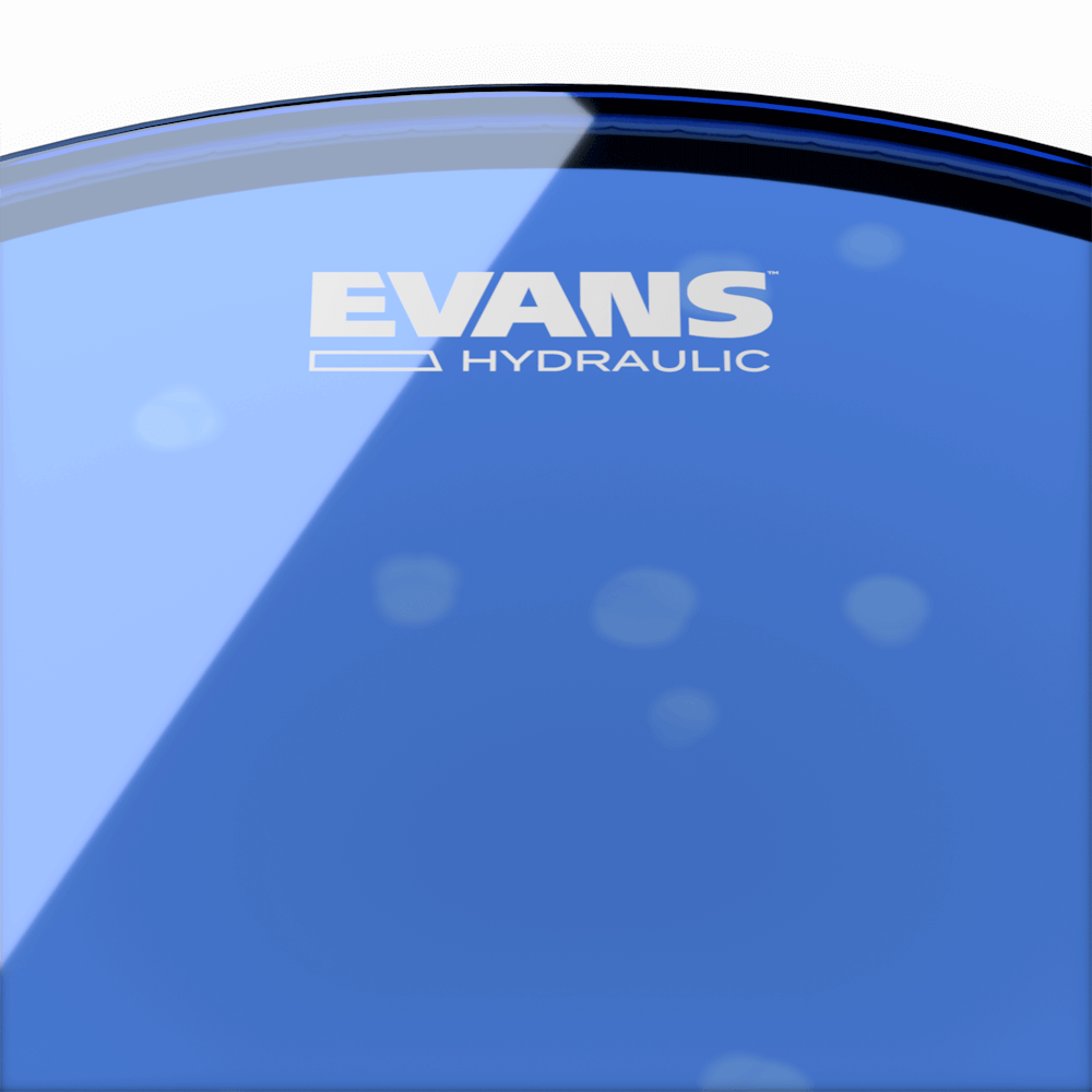 EVANS Hydraulic Blue Bass Batter Drumhead, 22 Inch