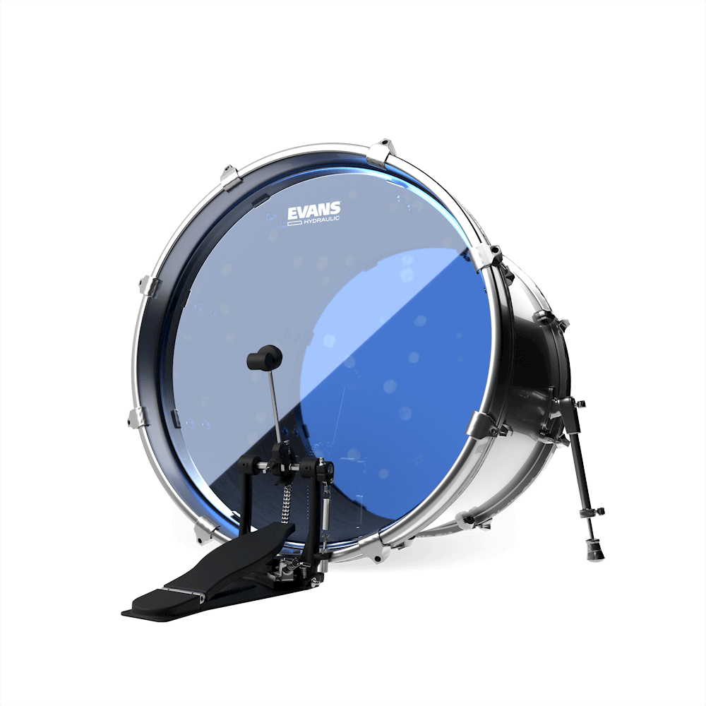 EVANS Hydraulic Blue Bass Batter Drumhead, 22 Inch