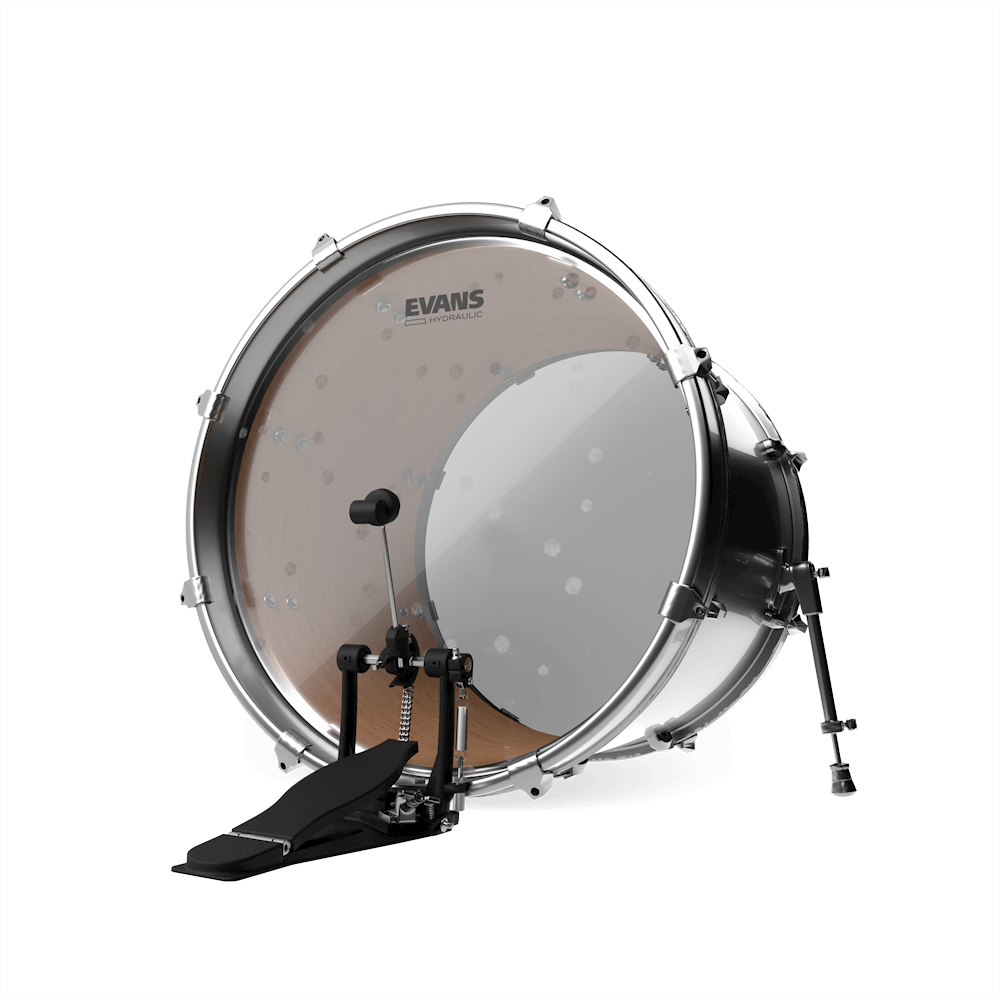 EVANS Hydraulic Glass Bass Batter Drumhead, 22 Inch