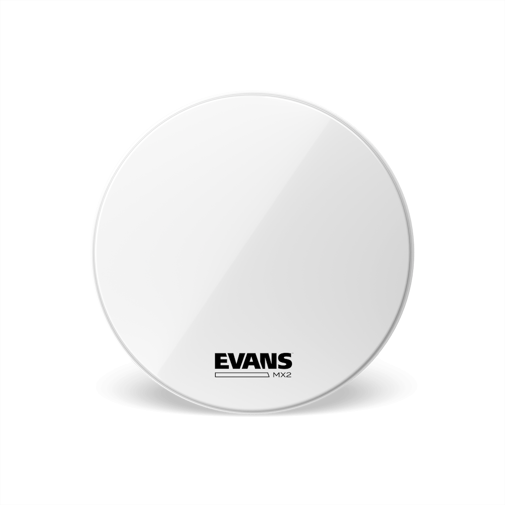 evans mx2 bass drum heads