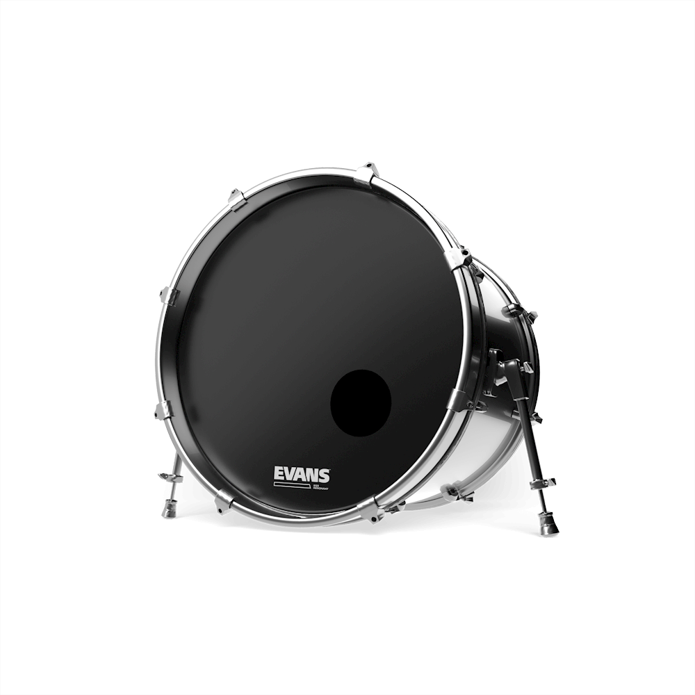 evans eq3 resonant bass drum head