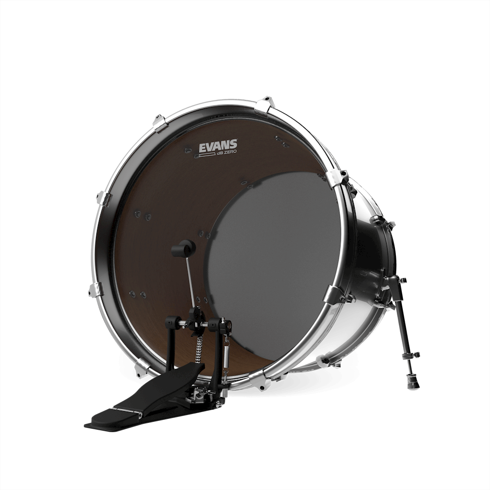 EVANS dB Zero Bass Batter Drumhead, 22 inch