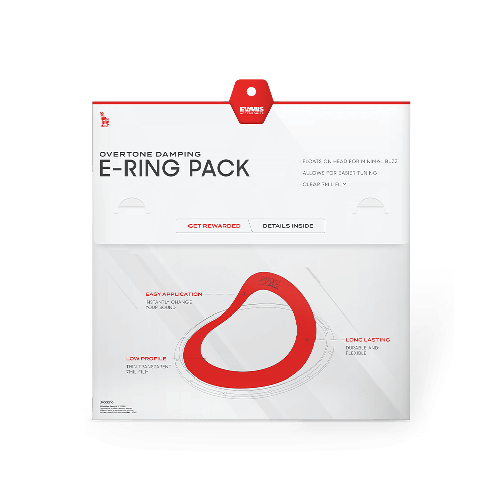 EVANS 2 Inch E-Ring 10 Pack, 14 Inch
