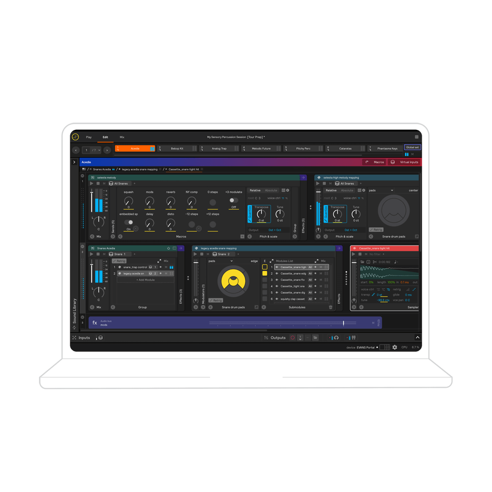 EVANS Hybrid Sensory Percussion Starter Pack
