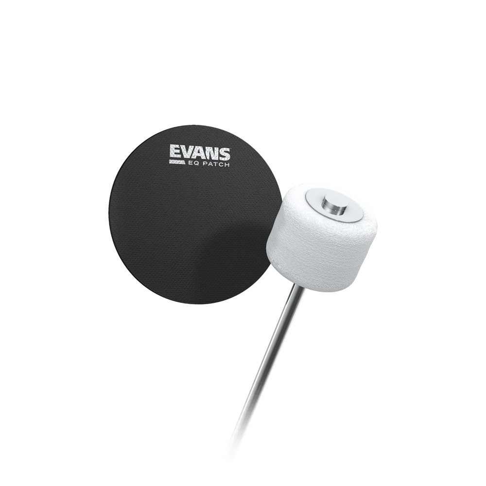 Evans EQ Single Pedal Patch, Black Nylon