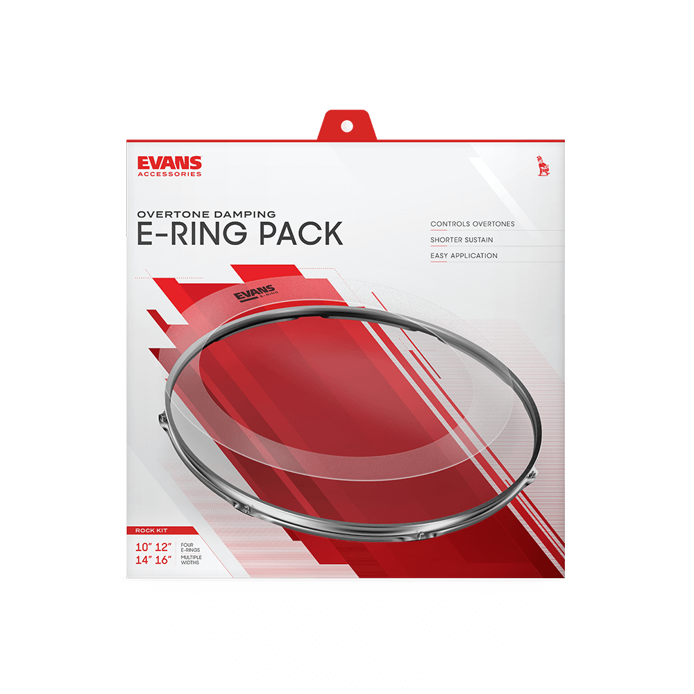 EVANS E-Ring Pack, Rock (10", 12", 14" Snare, 16")