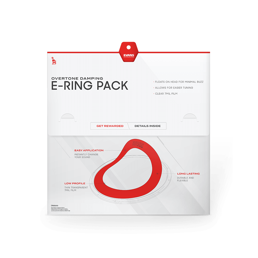 EVANS E-Ring Pack, Standard (12", 13", 14" Snare, 16")