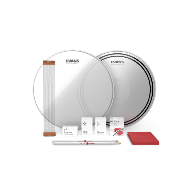 EVANS EC Reverse Dot Snare Tune Up Kit, 14 inch