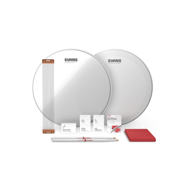 snare drumheads, eq pods, drumsticks & more