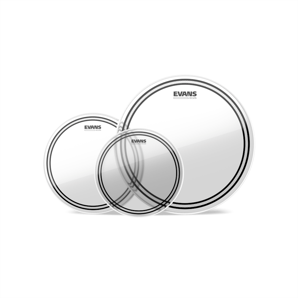 Evans EC2S Clear Standard Tompack (12 inch, 13 inch, 16 inch)