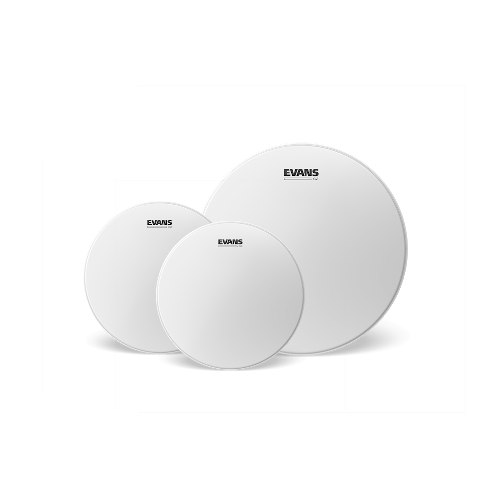 Evans G2 Coated Standard Tompack (12 inch, 13 inch, 16 inch)