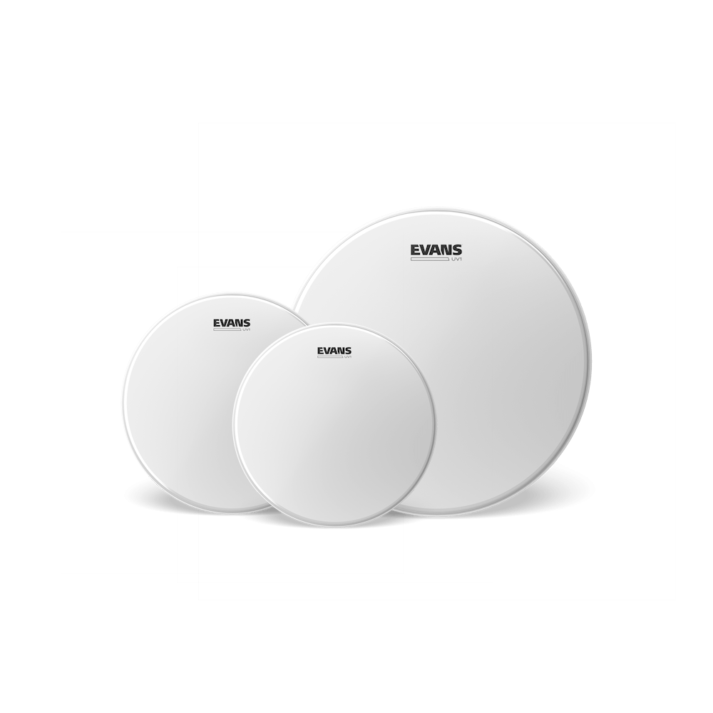 Evans UV1 Coated Fusion Tom Pack (10", 12", 14")