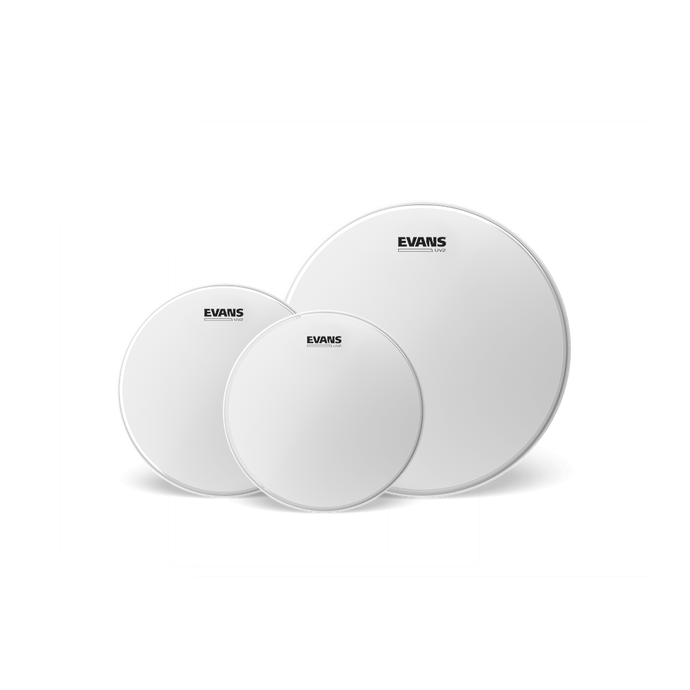Evans UV2 Coated Tom Pack - Fusion (10", 12", 14")
