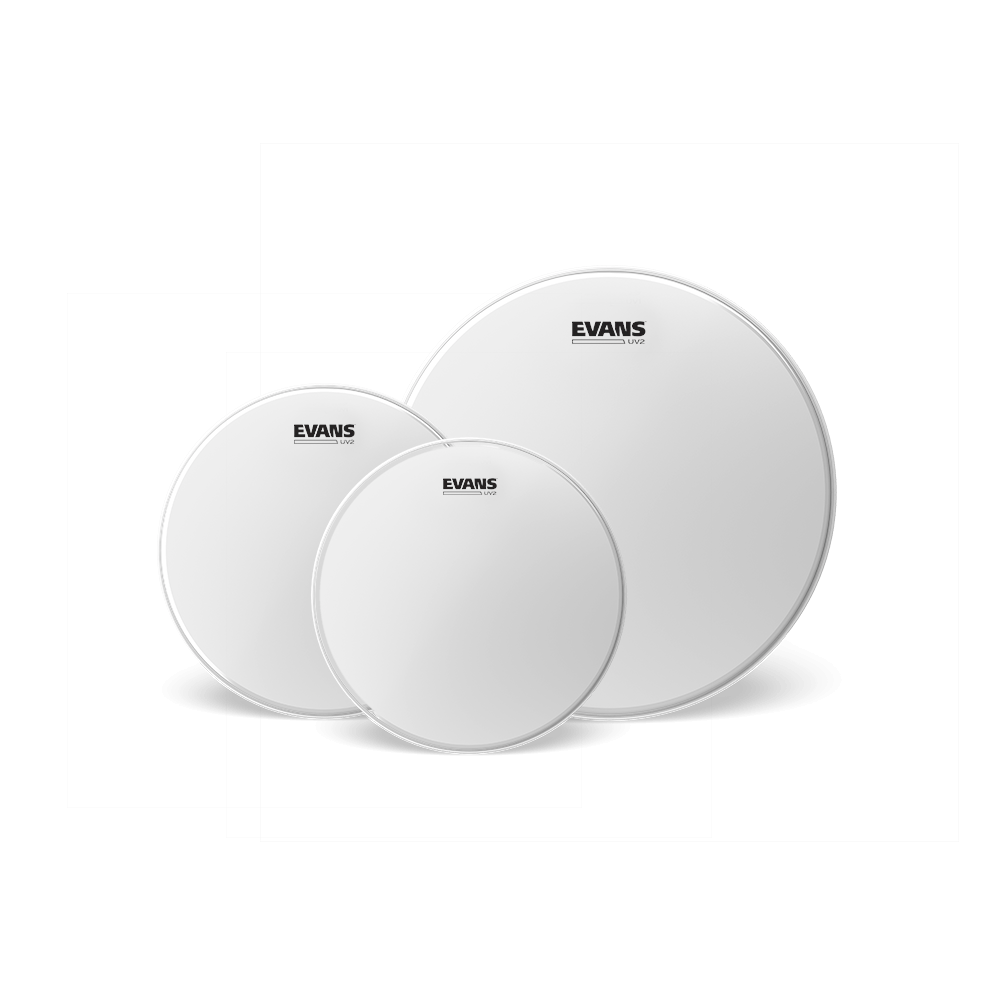 Evans UV2 Coated Tom Pack - Standard (12", 13", 16")