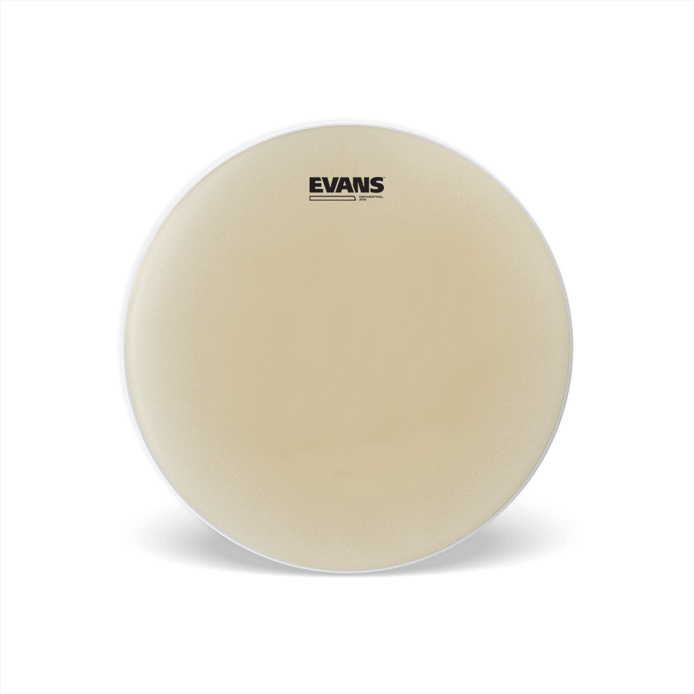 EVANS Orchestral 200 Clear Snare Side Drum Head, 14 Inch