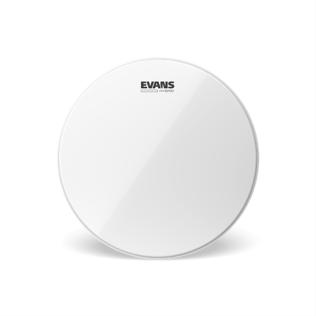 Hybrid White Marching Snare Batter Drumhead