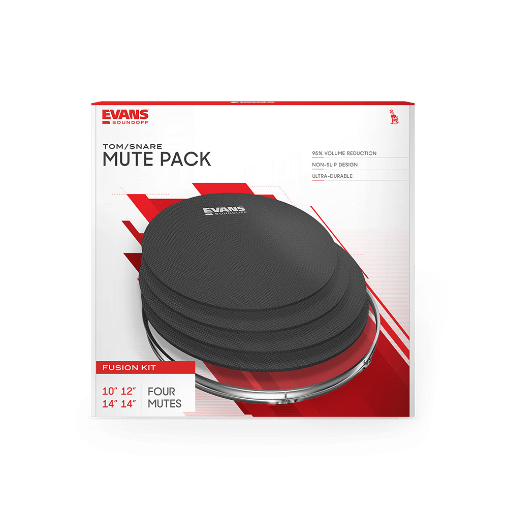SoundOff by EVANS Drum Mute Pack, Fusion (10,12,14,14)