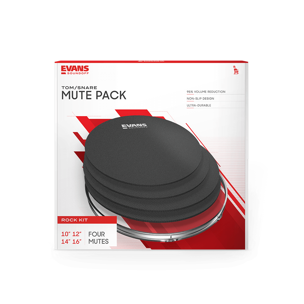 SoundOff by EVANS Drum Mute Pack, Rock (10,12,14,16)