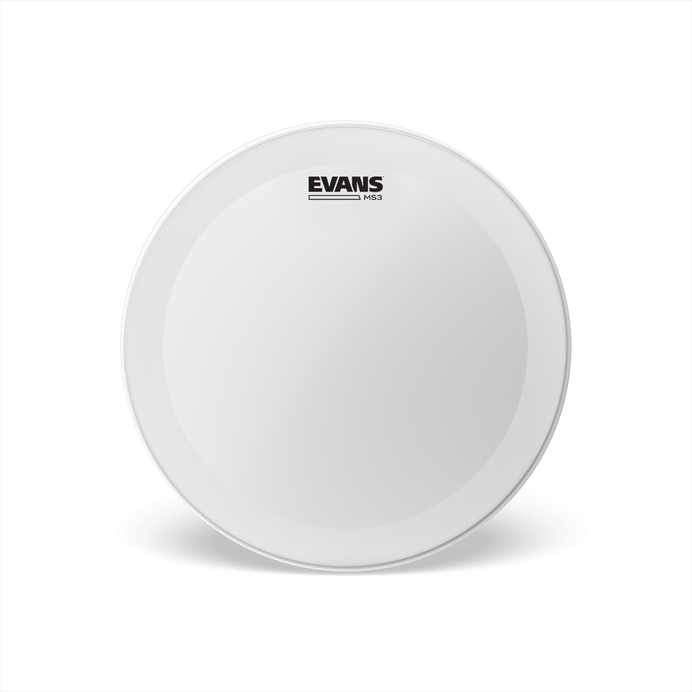 EVANS MS3 Clear Marching Snare Side Drum Head, 14 Inch
