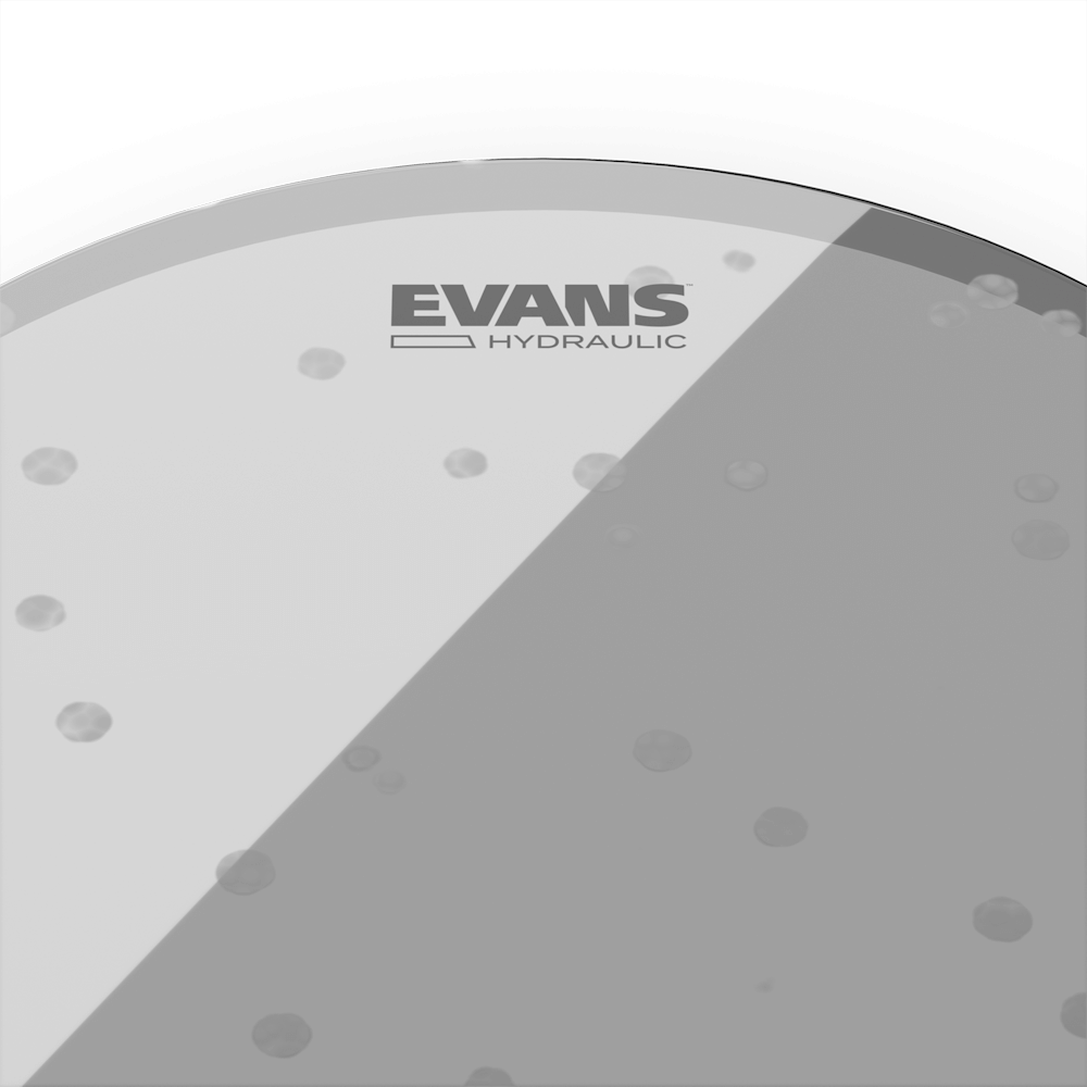 Evans Hydraulic Glass Drum Head, 8 Inch