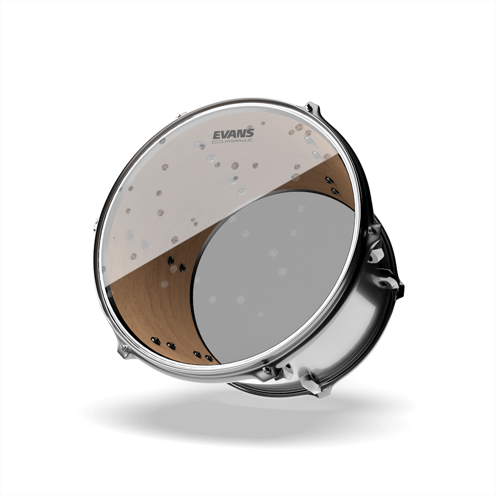 Evans Hydraulic Glass Drum Head, 8 Inch