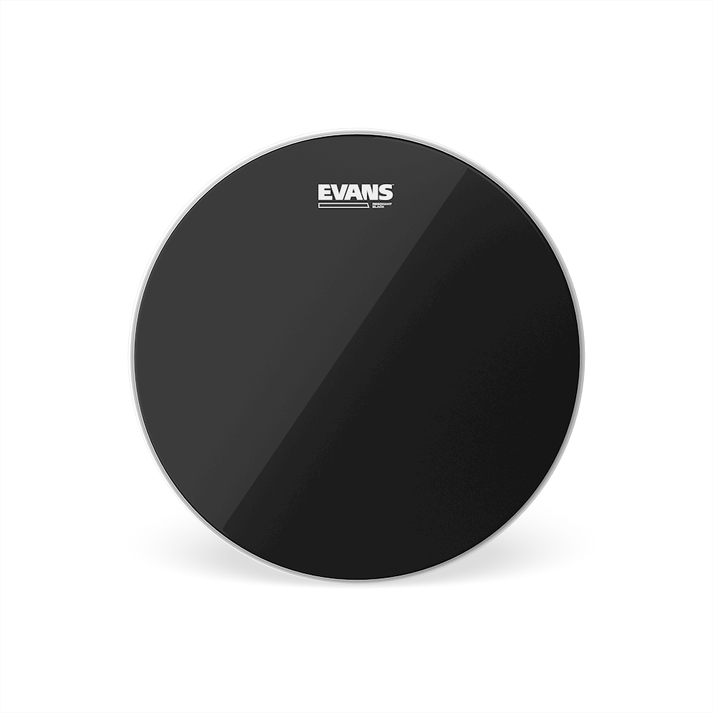 EVANS Resonant Black Drum Head, 8 Inch