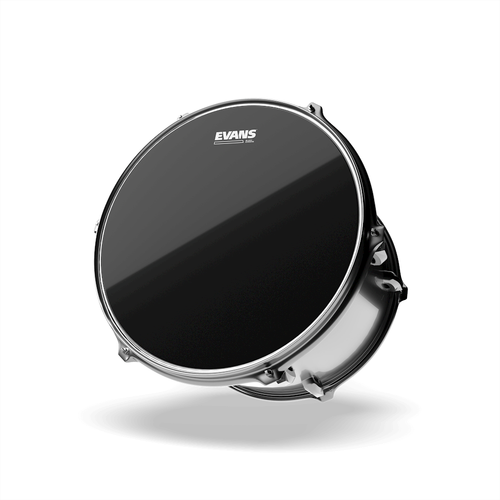 EVANS Resonant Black Drum Head, 8 Inch