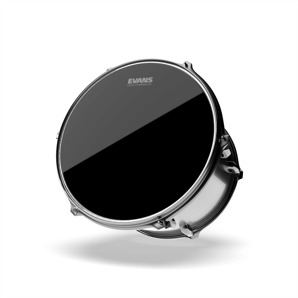 Evans Hydraulic Black Drum Head, 10 Inch