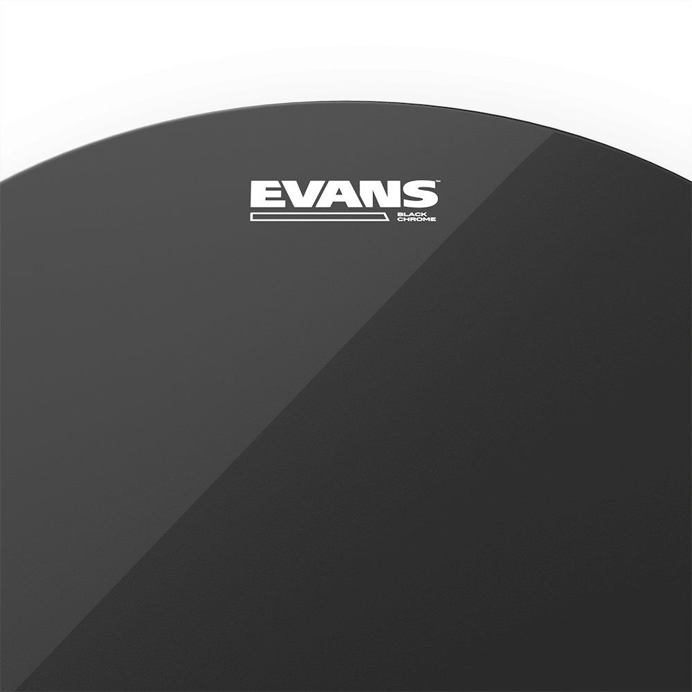 evans chrome drum heads